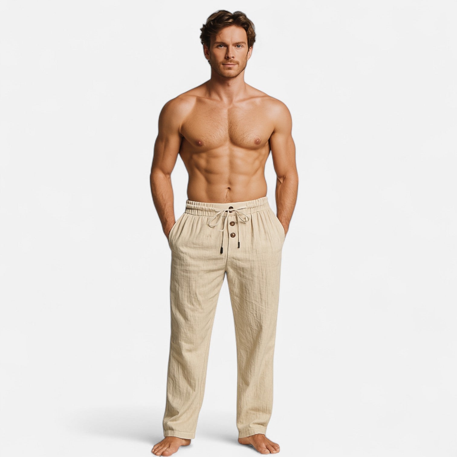 Leinenhose für Herren – Atmungsaktiver Sommerstil