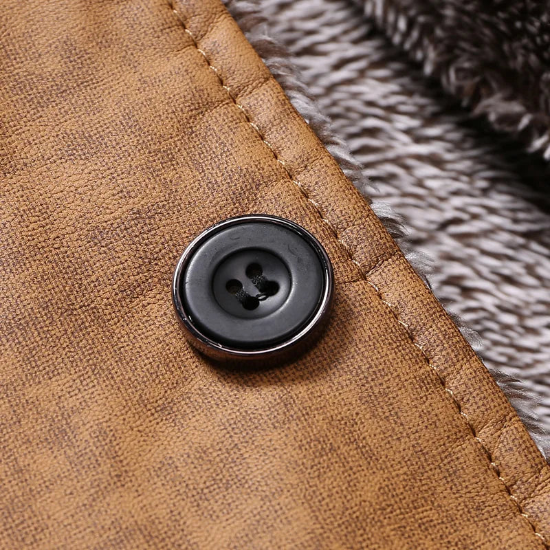 Leon | Modische Winterjacke für Herren mit Fleecefutter 4