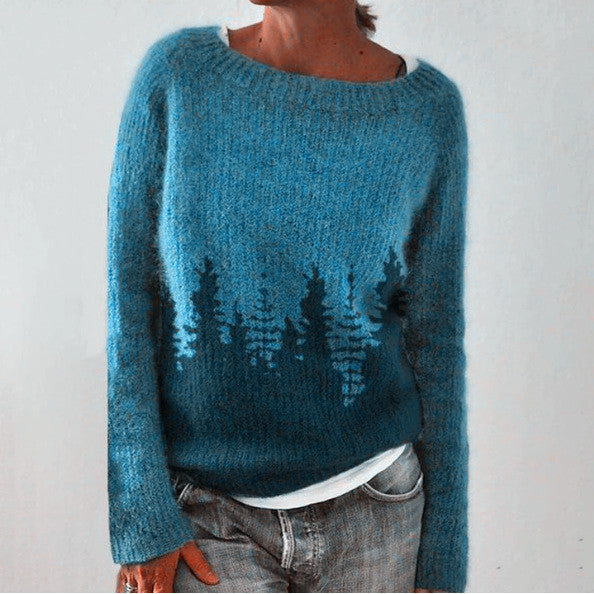 Lina Pullover Bunt – Gemütlicher Norweger Strickpullover