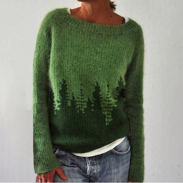 Lina Pullover Bunt – Gemütlicher Norweger Strickpullover