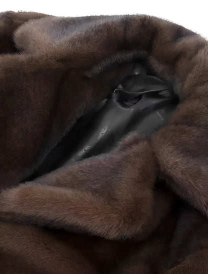 Lucy | Eleganter Kunstfell-Mantel für Damen winter 3