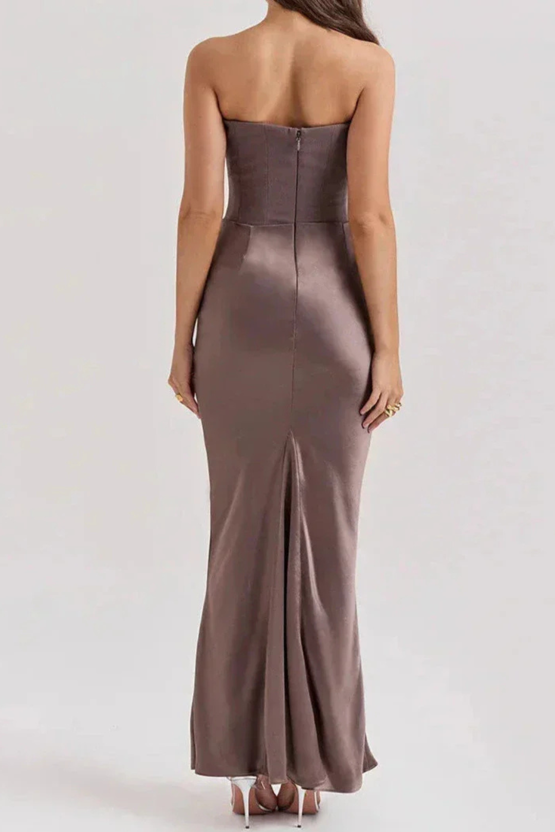 Maxi Kleid für Damen mit Korsett Stil