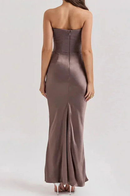 Maxi Kleid für Damen mit Korsett Stil