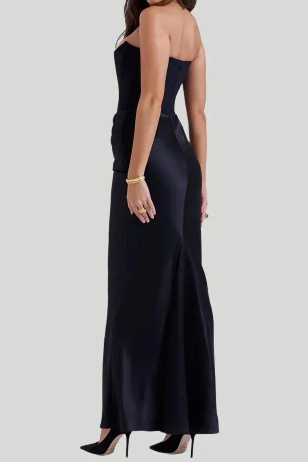 Maxi Kleid für Damen mit Korsett Stil