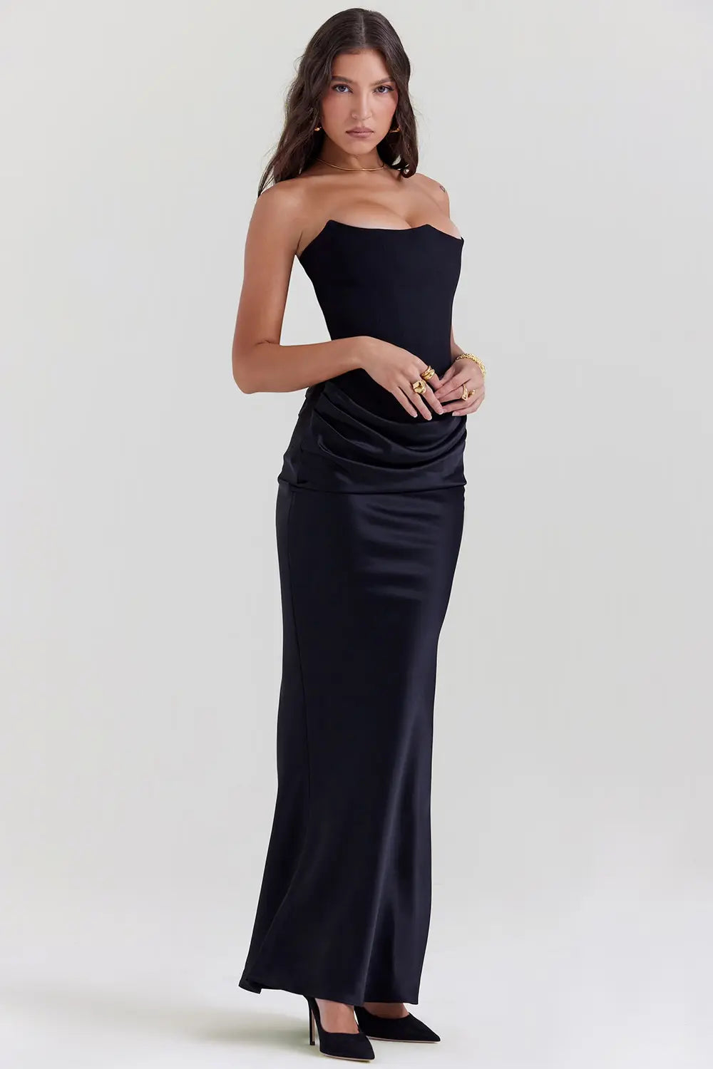 Moni | Elegantes Maxikleid für Damen festlich 7