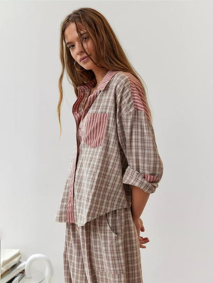 Sara | Elegantes Pyjama-Set für Damen weich 0
