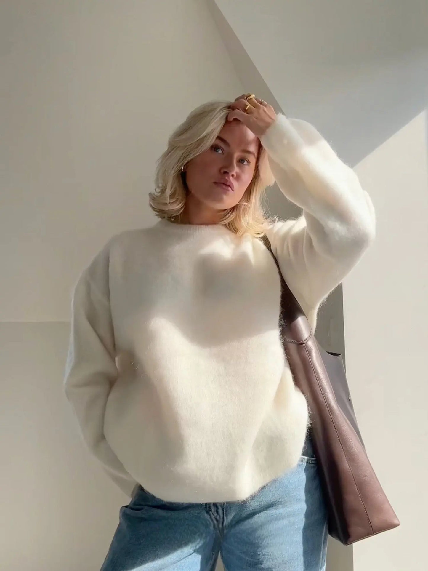 Sophie | Eleganter Mohair-Pullover für Damen leicht 2