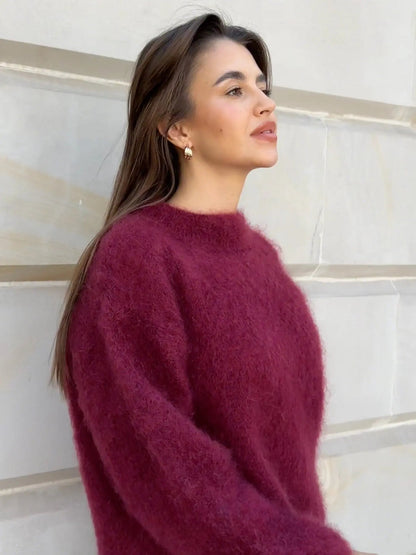 Sophie | Eleganter Mohair-Pullover für Damen leicht 3