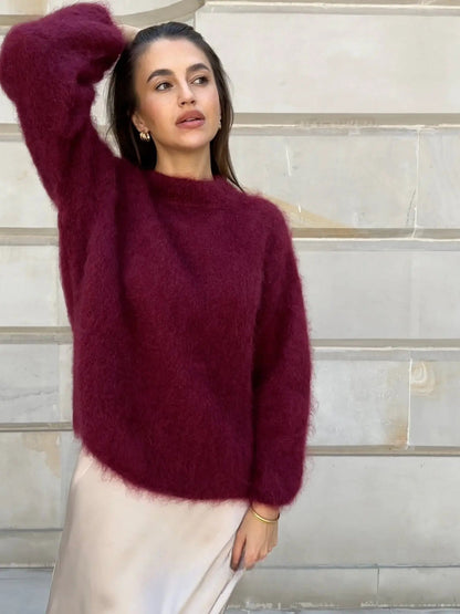 Sophie | Eleganter Mohair-Pullover für Damen leicht 4