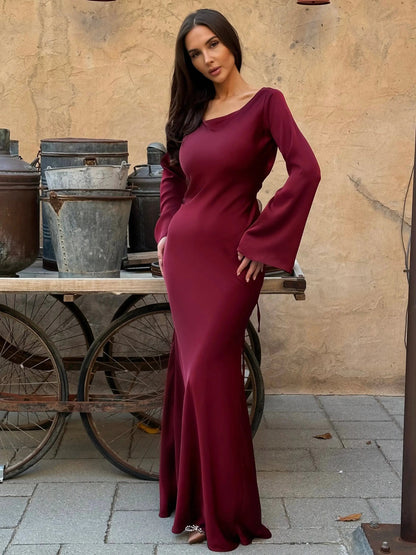 Sophie | Elegantes Maxikleid für Damen langarm 10