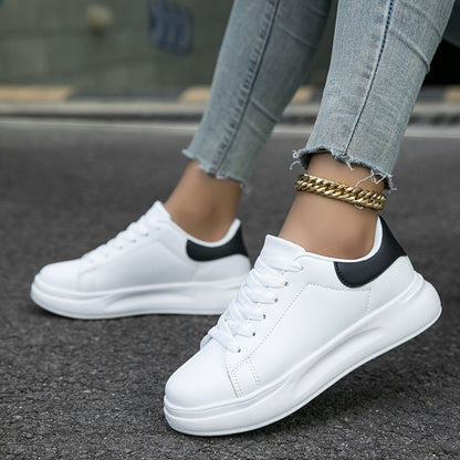 Zania | Bequeme Orthopädische Sneakers für Damen weiß 3