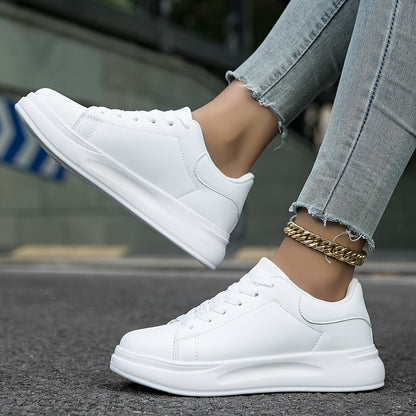 Zania | Bequeme Orthopädische Sneakers für Damen weiß 6