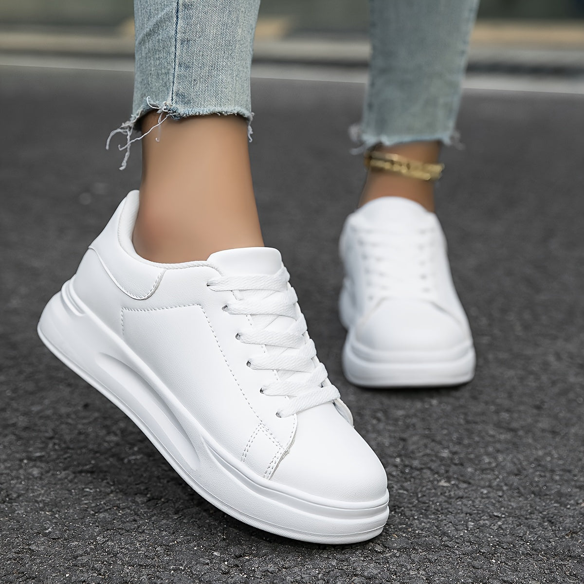 Zania | Bequeme Orthopädische Sneakers für Damen weiß 7