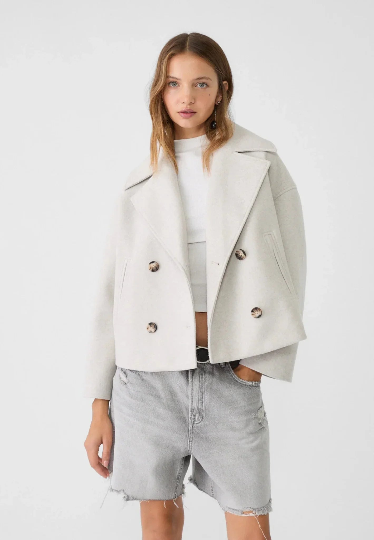 Alessia | Elegante Damen Kurzjacke im Doppelreiher Stil