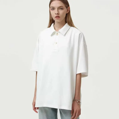 Aurel | Oversized Unisex Poloshirt mit markanter Silhouette