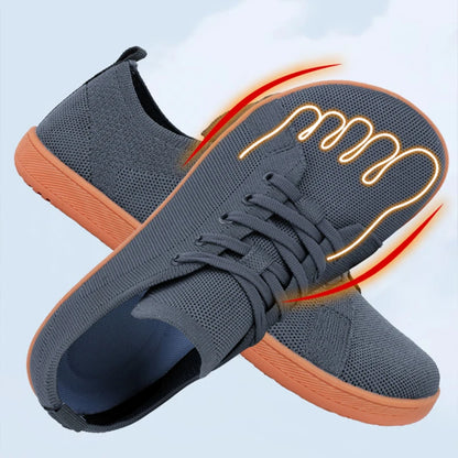 Herren und Damen Barfußschuhe aus atmungsaktivem Mesh mit Zero-Drop-Sohle für ein natürliches Geherlebnis. Ideal 1
