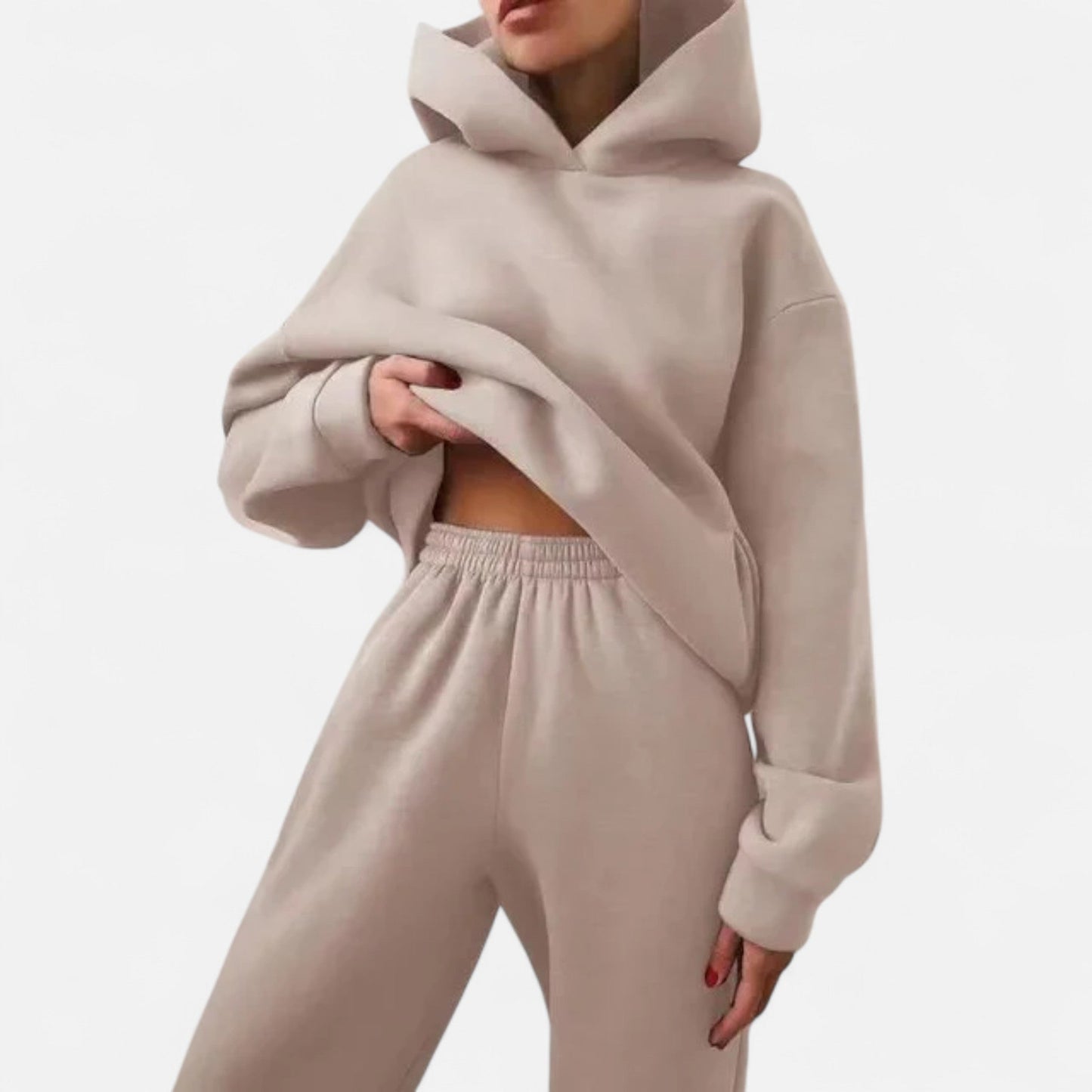 Calira | Modernes Freizeit Set mit Hoodie und Jogginghose Damen