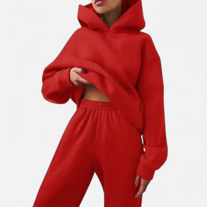 Calira | Modernes Freizeit Set mit Hoodie und Jogginghose Damen