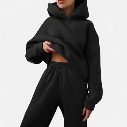 Calira | Modernes Freizeit Set mit Hoodie und Jogginghose Damen