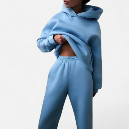 Calira | Modernes Freizeit Set mit Hoodie und Jogginghose Damen