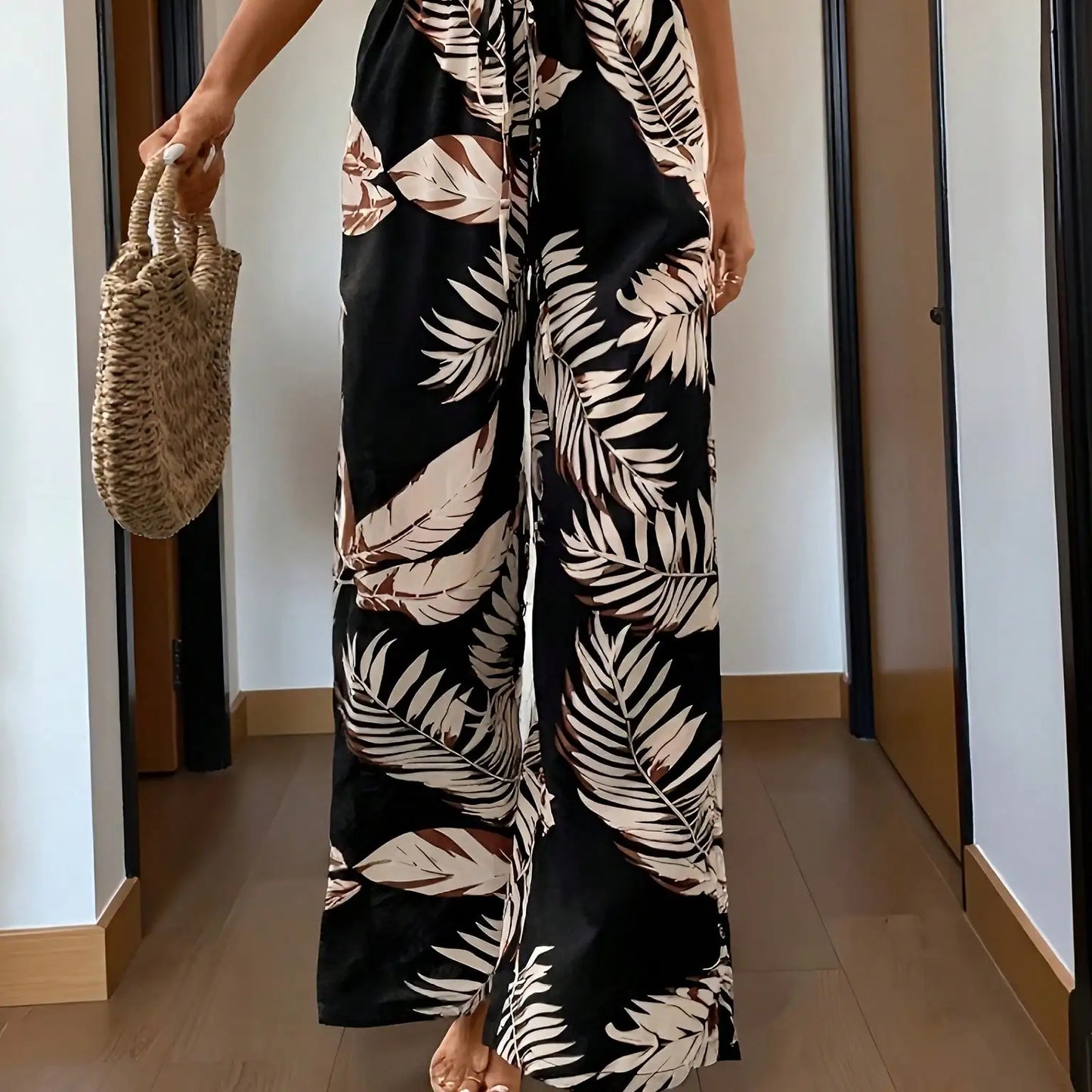 Corinne | Bohemian Damen Sommerhose mit weitem Bein