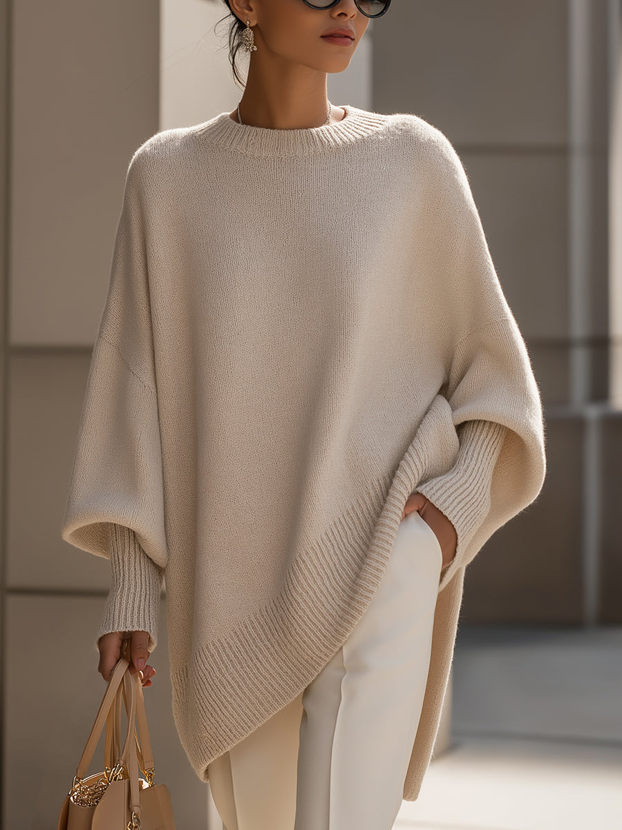 Elena | Eleganter Damen Strickpullover im Oversize Stil