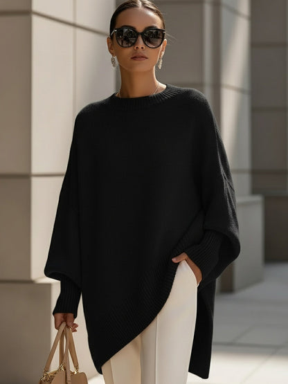 Elena | Eleganter Damen Strickpullover im Oversize Stil