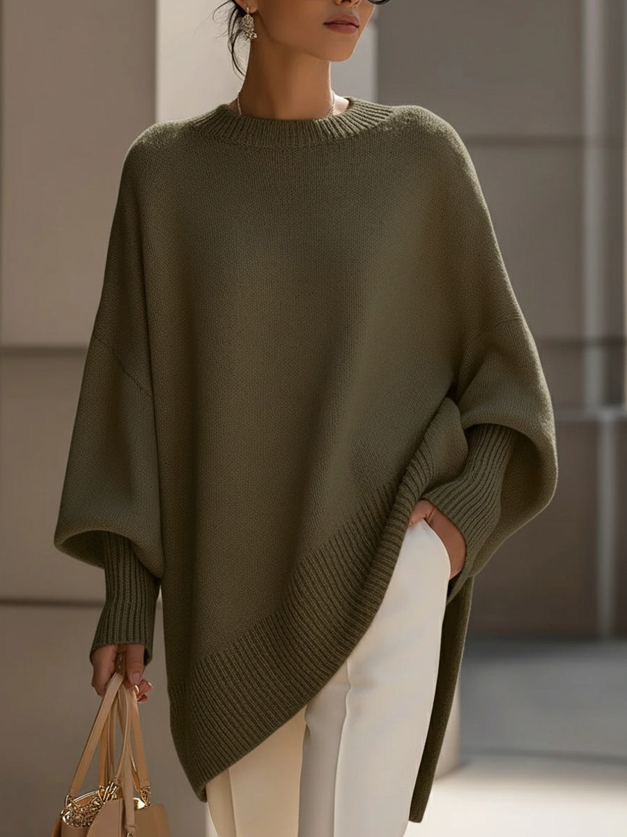Elena | Eleganter Damen Strickpullover im Oversize Stil
