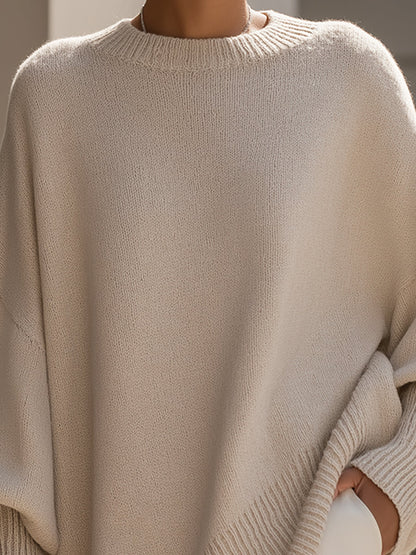 Elena | Eleganter Damen Strickpullover im Oversize Stil