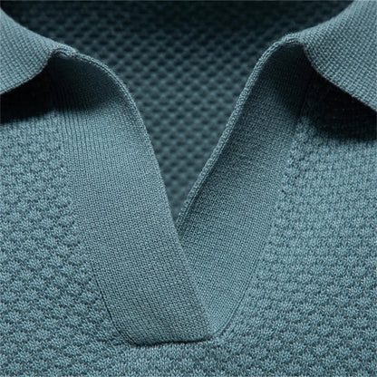 Elio | Strukturiertes Poloshirt mit eleganter Silhouette