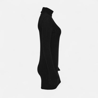 Elira | Figurbetontes Strickkleid mit Rollkragen für Damen