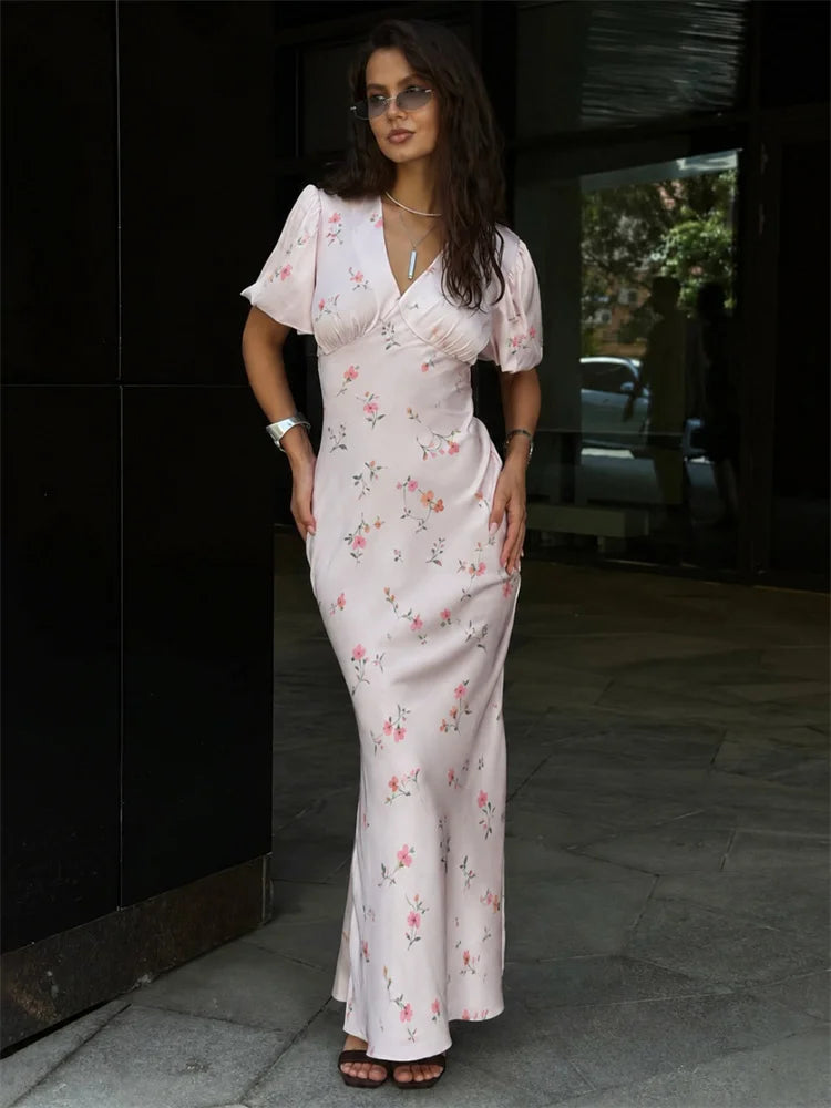 Elodie | Kleid mit Blumenmuster für romantische Sommertage