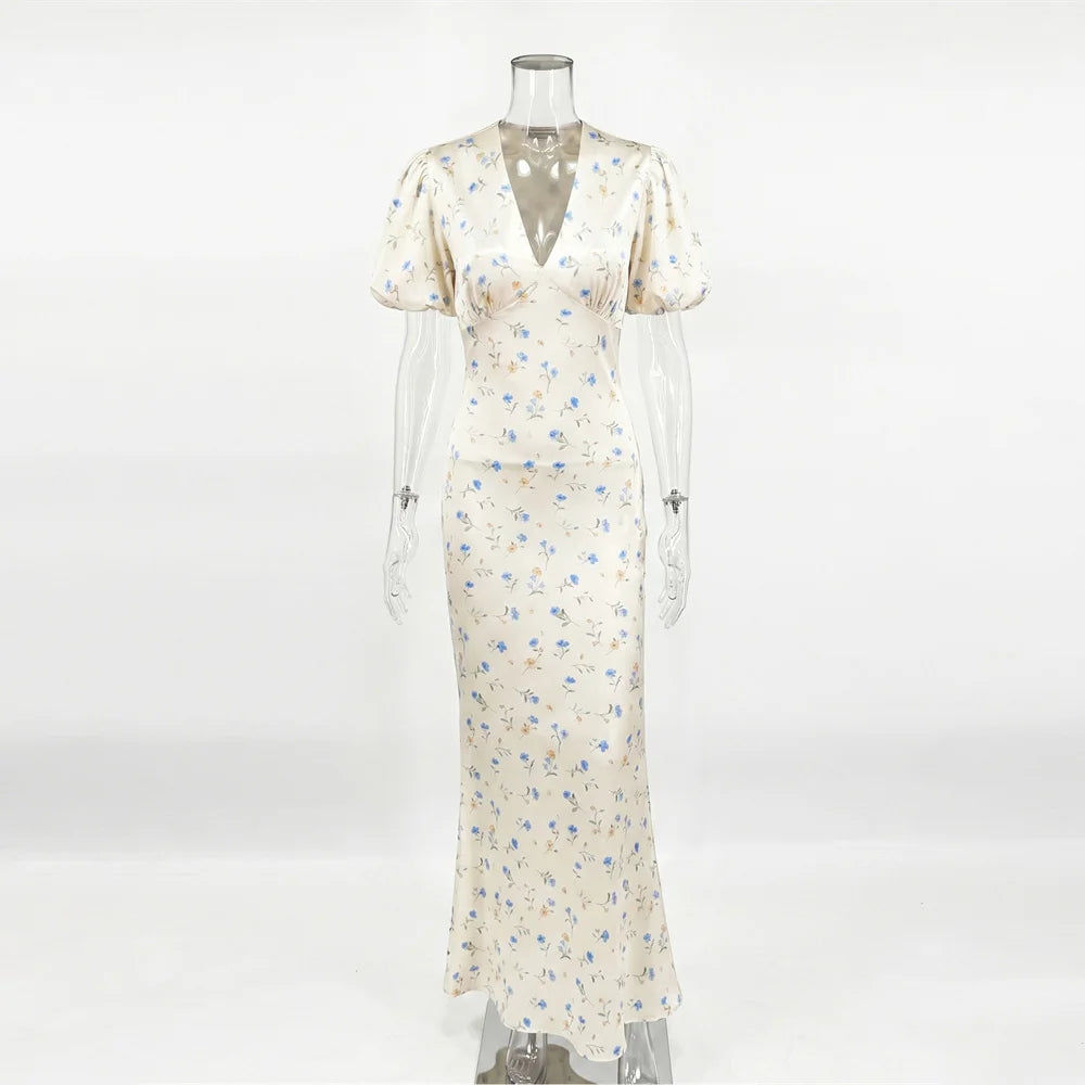 Elodie | Kleid mit Blumenmuster für romantische Sommertage