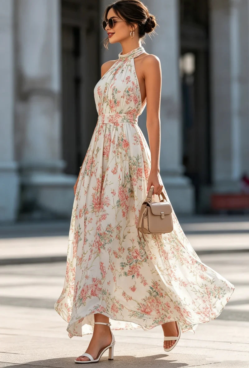 Isalie | Kleid mit Blumenmuster für elegante Sommertage