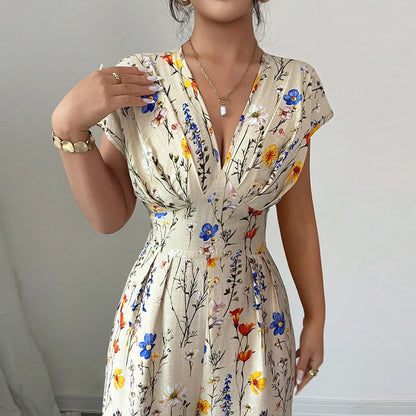 Julia | Floraler Damen Jumpsuit in Maxilänge