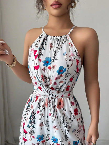 Lara | Floraler Damen Jumpsuit in Maxilänge