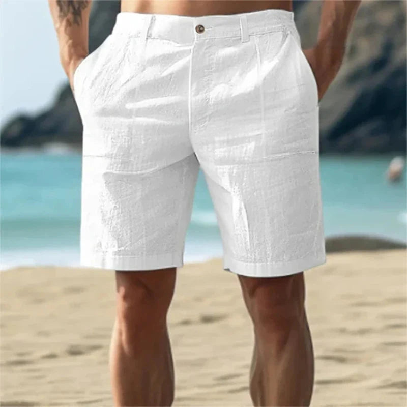 Leano | Shorts in stilvoller Leinenoptik