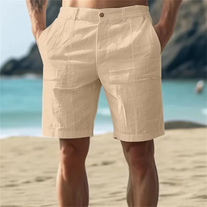 Leano | Shorts in stilvoller Leinenoptik