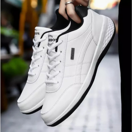 Leon | Herren Sneaker mit Schnürung und Kontrastsohle