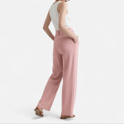 Lina | Chino Hose mit weitem Bein Damen