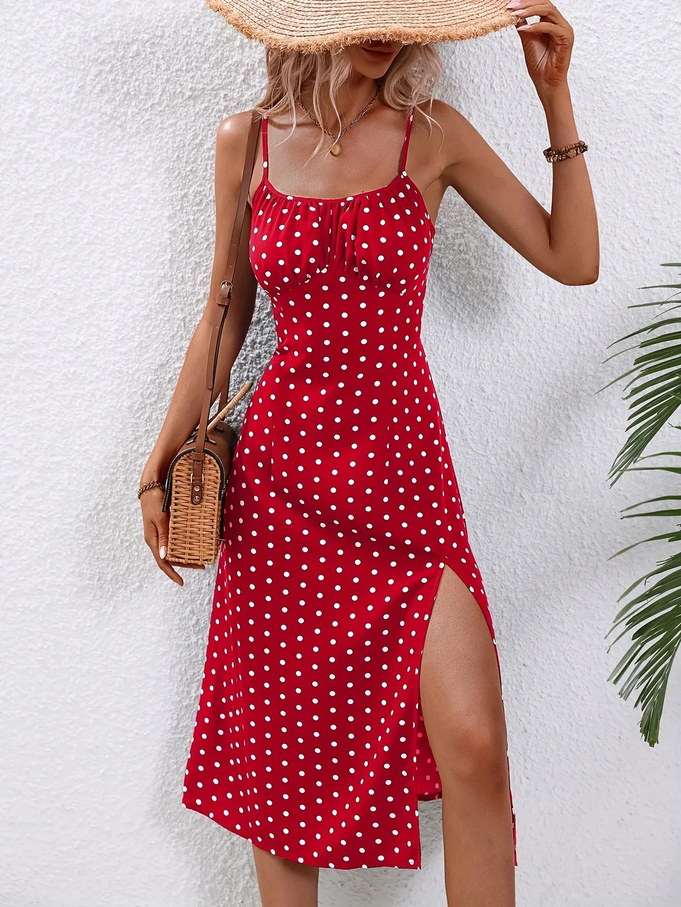 Liora | Blumen Kleid mit elegantem Schlitz