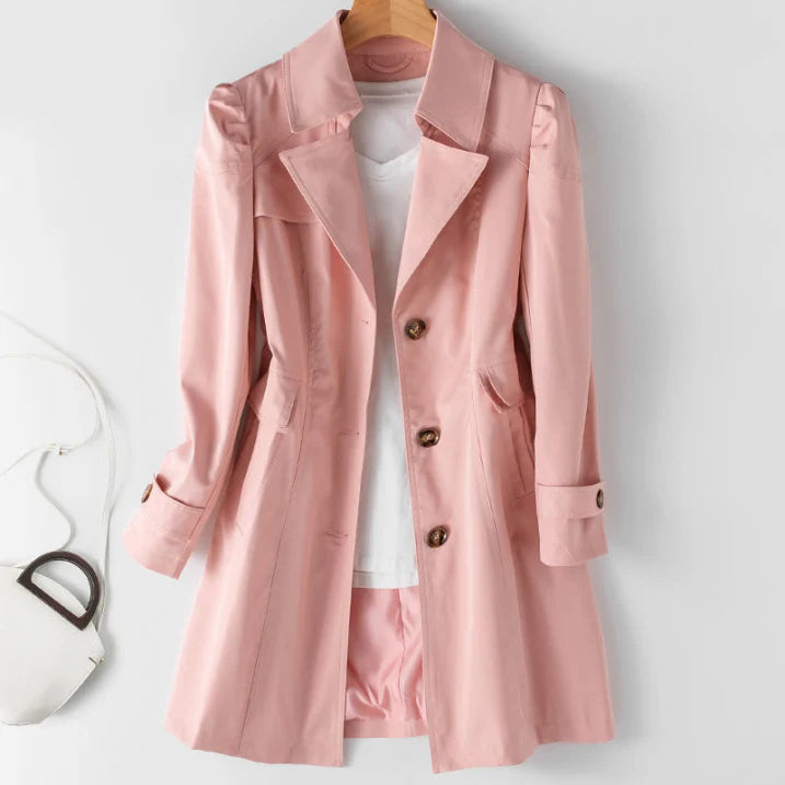 Livia | Eleganter Damen Trenchcoat in zeitlosem Design