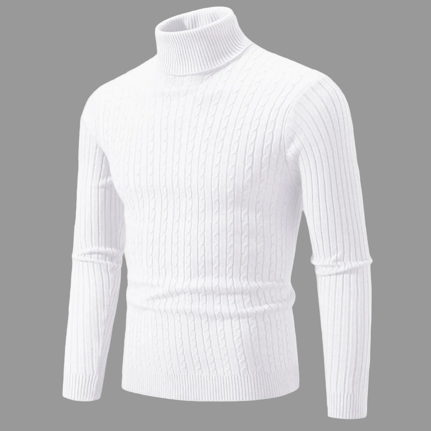 Luca | Rollkragen Pullover mit Struktur Herren