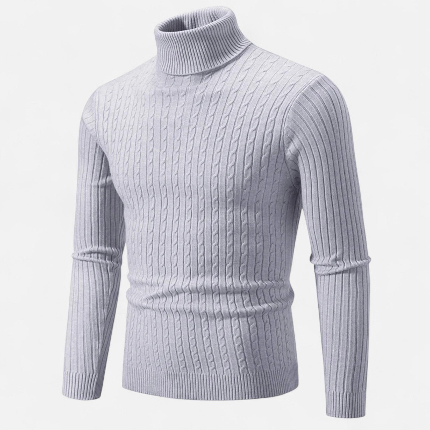 Luca | Rollkragen Pullover mit Struktur Herren