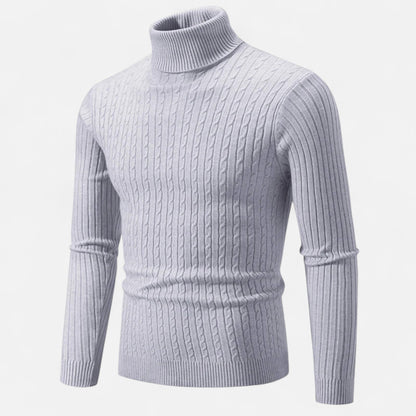 Luca | Rollkragen Pullover mit Struktur Herren