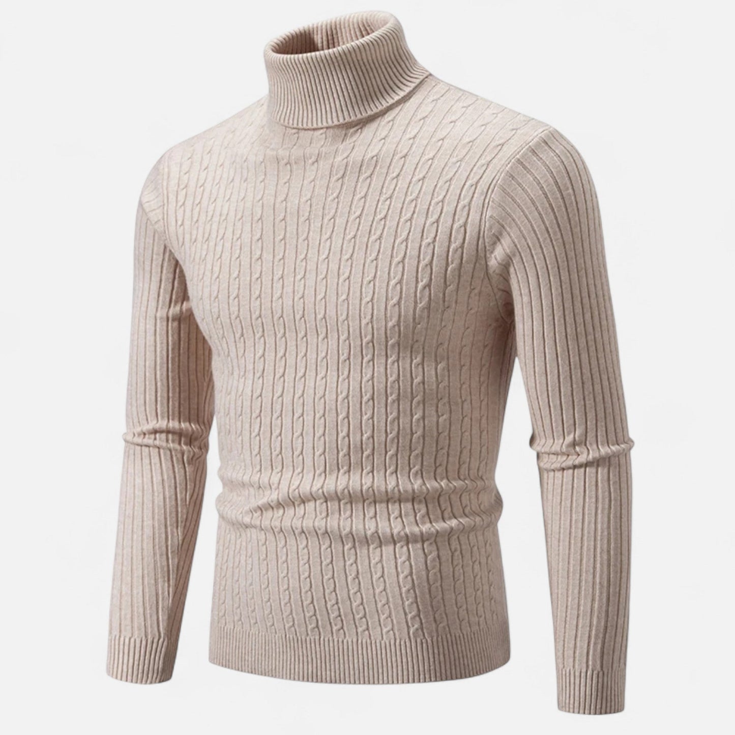 Luca | Rollkragen Pullover mit Struktur Herren