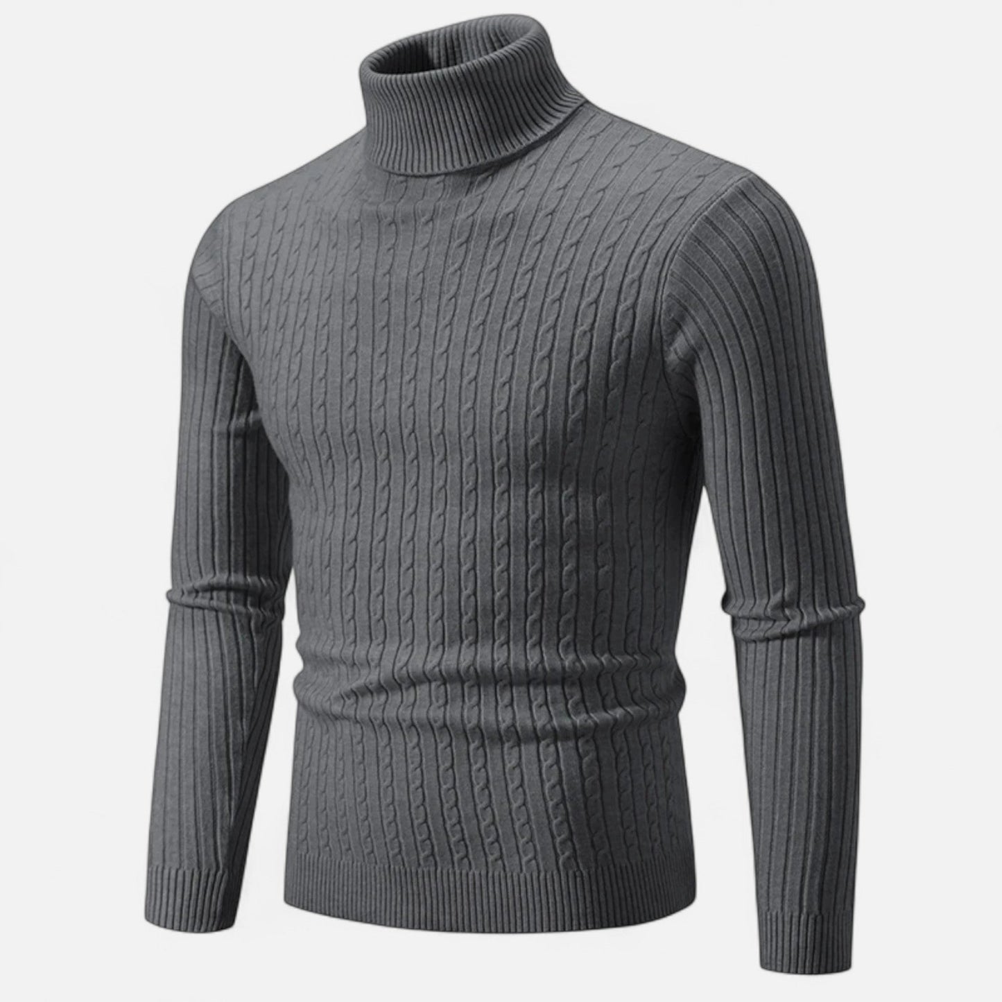 Luca | Rollkragen Pullover mit Struktur Herren