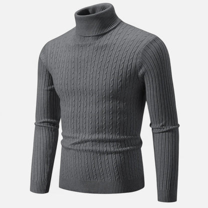 Luca | Rollkragen Pullover mit Struktur Herren