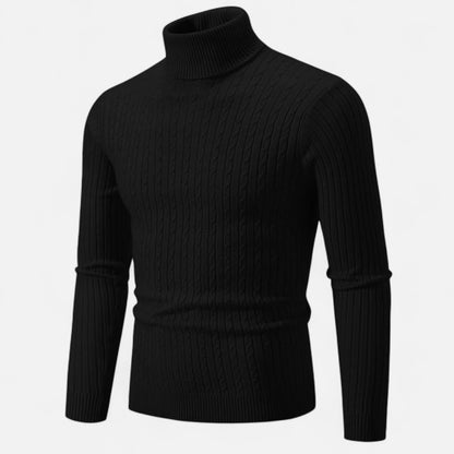 Luca | Rollkragen Pullover mit Struktur Herren