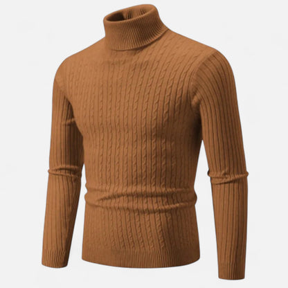 Luca | Rollkragen Pullover mit Struktur Herren